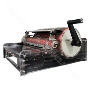 Hand-cranked blending card manually operated wool drum carder Textile Cotton Carding Equipment