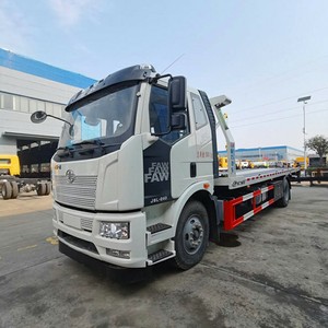 รถยกพ่วงแบบแบน Faw 4x2 8 ตัน รถบรรทุกอเนกประสงค์ สำหรับกู้ภัยบนท้องถนน ขาย - Product Image 1