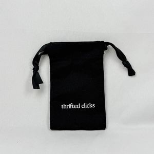 Bolsa de Algodón Orgánico con Cordón Ajustable, Personalizable, Reciclable, con Impresión Serigráfica, Etiqueta de Regalo, Embalaje Artesanal, Bolsa de Alta Calidad - Product Image 1