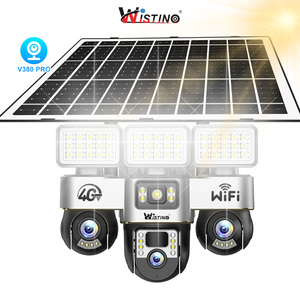 Wistino V380 Mạng Máy ảnh Wifi 6MP PTZ 4 gam Sim Thẻ 360 ngoài trời không dây an ninh wifi máy ảnh giám sát năng lượng mặt trời cctv camera - Product Image 1
