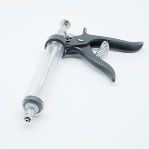 حقنة بلاستيكية سوداء قابلة لإعادة الاستخدام على شكل حيوان <span class=keywords><strong>50cc</strong></span> px حقنة بيطرية - Product Image 3