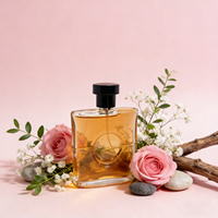 Ensemble de parfum floral unisexe personnalisé avec logo, 100 ml, eau de parfum de luxe, longue durée (6 à 12 heures), écologique, portable, tendance