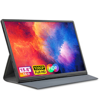 Monitor Portátil de 15.6 Pulgadas FHD 1080P con Pantalla IPS, USB-C y HDMI, Pantalla Externa para Juegos en Laptop