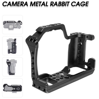 Portable Caméra Cage Multi-Fonctionnelle En Alliage D'aluminium Photographie Accessoires Compatible pour Canon EOS-M50/M5 Caméra