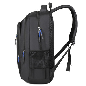Men's Water-Repellent 15inch Computer <b>Backpack</b> <b>Large</b> Capacity Polyester Business Commuting Outdoor Travel School Bag for - Product Image 4