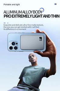 20W Nhanh Chóng Sạc Từ Tính Hiển Thị Kỹ Thuật Số Ngân Hàng Điện Không Dây Với Micro <span class=keywords><strong>USB</strong></span> Type-C Giao Diện Cho Điện Thoại Đồng Hồ Earbuds-Made Hợp Kim - Product Image 3