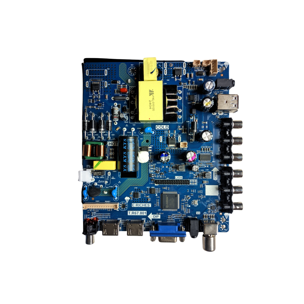 T.R67.801 LED TV Motherboard - General Purpose & Power Backlight