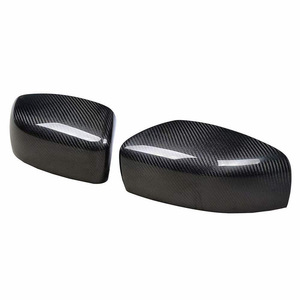 Coques de rétroviseurs en fibre de carbone Sheka pour Maserati Quattroporte Ghibli, finition carbone sec, modèle d'origine usine - Product Image 3