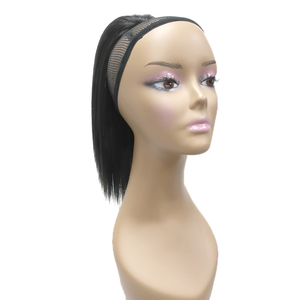 Extensiones de Cabello sintético postizas con cordón, cola de caballo recta, venta al por mayor, novedad - Product Image 4