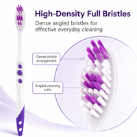 Brosse à dents orthodontique OEM ODM, usine de moules propre, impression de logo personnalisé, emballage personnalisé, emballage individuel, CE FDA