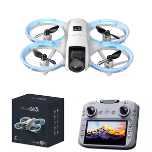 Mini Dron GT3 Max para Fotografía Aérea, Cámara Dual 4K, 5G FPV, Evitación de Obstáculos, Pantalla HD, Flujo Óptico RC, Dron para Principiantes - Product Image 1