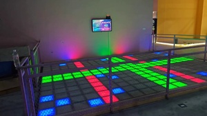 Nouvelle Machine de Jeu au Sol LED Commerciale 2026, Équipement d'Arcade Interactif à Grille, Défi de Saut Multijoueur pour Centre Commercial, ABS - Product Image 6