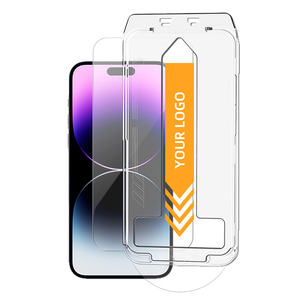 Protetor de Tela de Vidro Temperado Transparente 9H+ de Fácil Aplicação para iPhone 15/15 Plus/15 Pro/15 Pro Max - Product Image 5