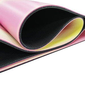 Tapis de yoga <span class=keywords><strong>BESA</strong></span> personnalisé gravé au laser, multicolore, en caoutchouc naturel vegan, large, pour l'alignement corporel, 4,5 mm, écologique, antidérapant - Product Image 2