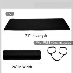 Alfombrilla de Yoga NBR Ecológica al por Mayor, 6 mm de Grosor, Tacto Suave, Impresión Personalizada, Alfombrilla para Ejercicios de Estiramiento - Product Image 4