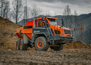 รถดัมพ์ DA30 28 ตัน รถบรรทุกแบบมีข้อต่อ 17.8 ลูกบาศก์เมตร รถบรรทุกสำหรับงานเหมืองนอกถนน - Product Image 3