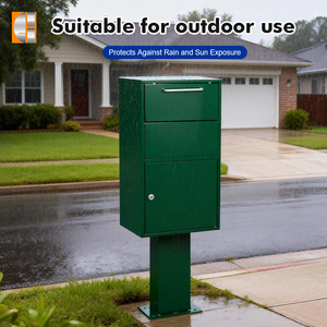 도매 대형 야외 스틸 소포 배달 상자 야외 가정 및 기업 배달을위한 방수 패키지 소포 상자 - Product Image 3