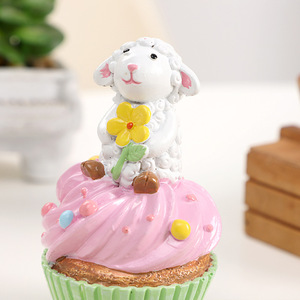 Decoraciones de Pascua, Conejitos y <span class=keywords><strong>Pollitos</strong></span> Adorables, Adornos de Resina Pintados a Mano, Decoración para el Hogar y Fiestas - Product Image 4