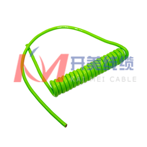 Câble spiralé 7 conducteurs ABS vert 12 <span class=keywords><strong>volts</strong></span> 7 broches Connexion Kai Mei TC-011 Camion Remorque Phare Conducteur en cuivre - Product Image 5