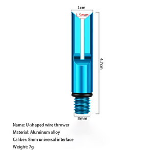 Dispositif auxiliaire de <span class=keywords><strong>lancer</strong></span> de précision à longue portée pour objets volumineux, rose, avec crochet de <span class=keywords><strong>lancer</strong></span> en U pour armes à feu et cannes à <span class=keywords><strong>pêche</strong></span> - Product Image 3