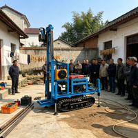 Nouvelle Arrivée - Machine de Forage Mobile pour Puits d'Eau 200m 300m, Foreuse Hydraulique Montée sur Remorque pour Usage Agricole - En Vente