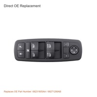 Interrupteur de lève-vitre électrique Jeep Cherokee 68231805AA 68271206AB Commandes de vitres AUTO doubles