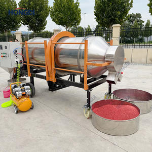 Máquina de Recubrimiento de Semillas con Tambor Rotatorio Continuo HONGDI, Sistema de Pulverización, Equipo Industrial de Procesamiento de Semillas (500-1000 Kg/h) - Product Image 6