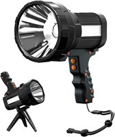 Lampe torche portable haute puissance rechargeable à LED, lampe de poche tactique