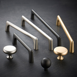 WELLTOP-manija de Metal para muebles, tiradores dorados para <span class=keywords><strong>puerta</strong></span> de armario, cajón, VT-01.5129 - Product Image 1