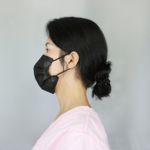 Khẩu trang y tế dùng một lần Sanqi Black Masker 3 lớp, hộp giấy, bảo vệ cá nhân, bảo hành 3 năm, mặt nạ Halloween, độ lọc 98% - Product Image 6