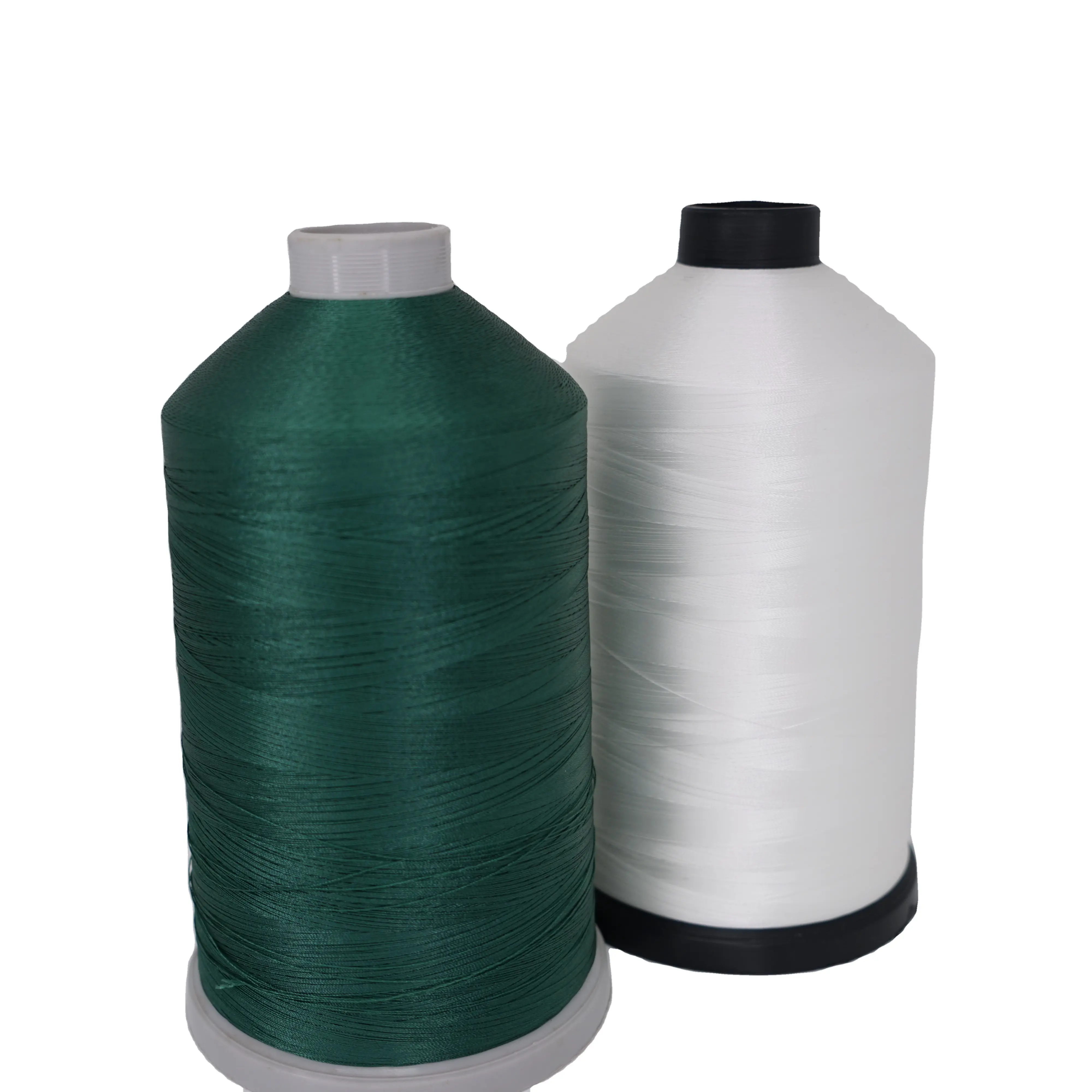 100% Polyester Filament 420D/3 Hoge Sterktegraad Geverfd Polyester Naaigaren