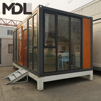 La maison en acier stable forte et sûre de métal encadre beaucoup de gens pour travailler la maison mobile de bureau de conteneur