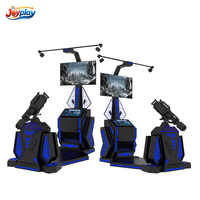 Joyplay 9D VR Gatling Shooting Arcade Game Machine, simulateur de réalité virtuelle d'intérieur, machine de jeu de tir VR à monnayeur