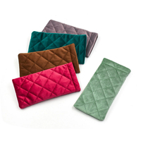 Top squeewear étuis à lunettes de soleil mode Etui à lunettes de soleil en velours Pochette à lunettes en velours avec tissu à l'intérieur