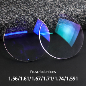 <span class=keywords><strong>Lentes</strong></span> Oftálmicas <span class=keywords><strong>de</strong></span> Vidrio con Protección Contra Luz Azul, Color Azul, 161indx, Visión Única, Color Claro - Product Image 2