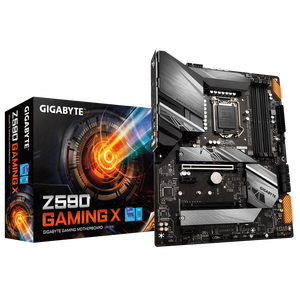 เมนบอร์ด Gigabyte <span class=keywords><strong>Z590</strong></span> <span class=keywords><strong>GAMING</strong></span> <span class=keywords><strong>X</strong></span> ของแท้ ใหม่ สำหรับเดสก์ท็อป รองรับ DDR4 ช่องใส่หน่วยความจำคู่ อินเทอร์เฟซฮาร์ดไดรฟ์ SATA รองรับแรมสูงสุด 128 GB - Product Image 1