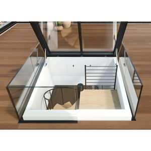 Trung Quốc Nhà sản xuất tự động nhôm kính mái đu cửa sổ khí strut mái Skylight với điều khiển từ xa - Product Image 6