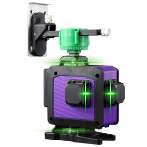 Laser Level 16 Line Green Light 520Nm Industrial Grade With Mount And Case For Wall Floor Alignment - Product Image 2