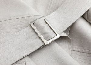 Cappotto <span class=keywords><strong>Oversize</strong></span> di Alta Qualità per <span class=keywords><strong>Donna</strong></span>, Stile Rilassato Primaverile e Autunnale, con Collo a Scialle e Cintura in Vita - Product Image 5