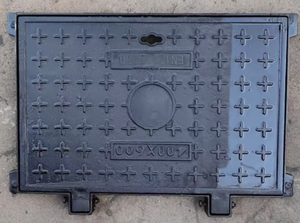 高品质D 400 600*600球墨铸铁井盖坚固耐用的高容量铸造服务产品 - Product Image 2