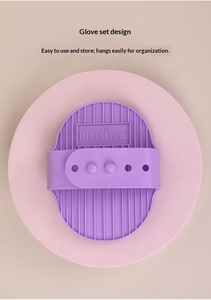 Tendencia <span class=keywords><strong>2026</strong></span>: Cepillo de Baño de Silicona de Alta Calidad para Mascotas, Guante de Masaje para Perros, Suministros de Limpieza para Mascotas - Product Image 3