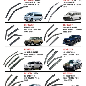 Accessoires automobiles : Déflecteurs de vent pour TOYOTA (divers modèles) – Pare-soleil et déflecteurs de pluie pour vitres - Product Image 4