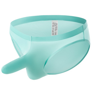 Calzoncillos bóxer clásicos <span class=keywords><strong>de</strong></span> seda helada transpirables <span class=keywords><strong>de</strong></span> secado rápido para hombre <span class=keywords><strong>con</strong></span> diseño <span class=keywords><strong>de</strong></span> <span class=keywords><strong>nariz</strong></span> <span class=keywords><strong>de</strong></span> <span class=keywords><strong>elefante</strong></span>, cintura media, <span class=keywords><strong>con</strong></span> logo y bolsillo separado en la cintura. - Product Image 4