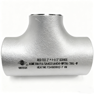 Té réducteur VINTECH en acier inoxydable soudé à haute pression 304/304L 316/316L ASME B16.9 A/SA403 Vietnam 1/2 "-12" - Product Image 4