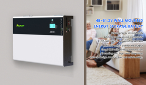 แบตเตอรี่ลิเธียมไอออนแบบติดผนัง LFP51200 ขยายความจุได้ 10kwh 20kwh 30kwh อายุการใช้งานยาวนาน สำหรับเก็บพลังงานแสงอาทิตย์ - Product Image 6