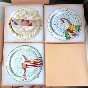 High End Exquisite Eco-Friendly Bone China Minimalist Tableware Western Cuisine <b>Plate</b> Flat <b>Plate</b> and Shallow <b>Plate</b> - Product Image 6