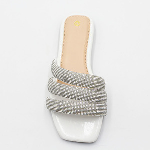 <span class=keywords><strong>Sandalias</strong></span> de Verano <span class=keywords><strong>con</strong></span> Pedrería Brillante para Mujer, Calzado de Moda <span class=keywords><strong>con</strong></span> Cuentas de Cristal - Product Image 5
