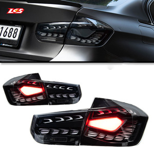 Nouveau feu arrière LED rouge en ABS pour BMW Série 3 (F30/F35/F80) 2013-2018 – Rétrofit Stop/Frein/Recul DRL pour 318i/320i/325i - Product Image 1
