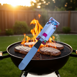 Steak Spatula Espatula Ternera 12Pcs <b>Bbq</b> <b>Tool</b> For Grilling Meat Cooking Accessories - Product Image 2