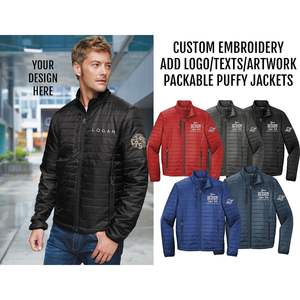 Chaqueta acolchada personalizable J850 con bordado personalizado para hombre, chaqueta personalizada para exteriores - Product Image 5